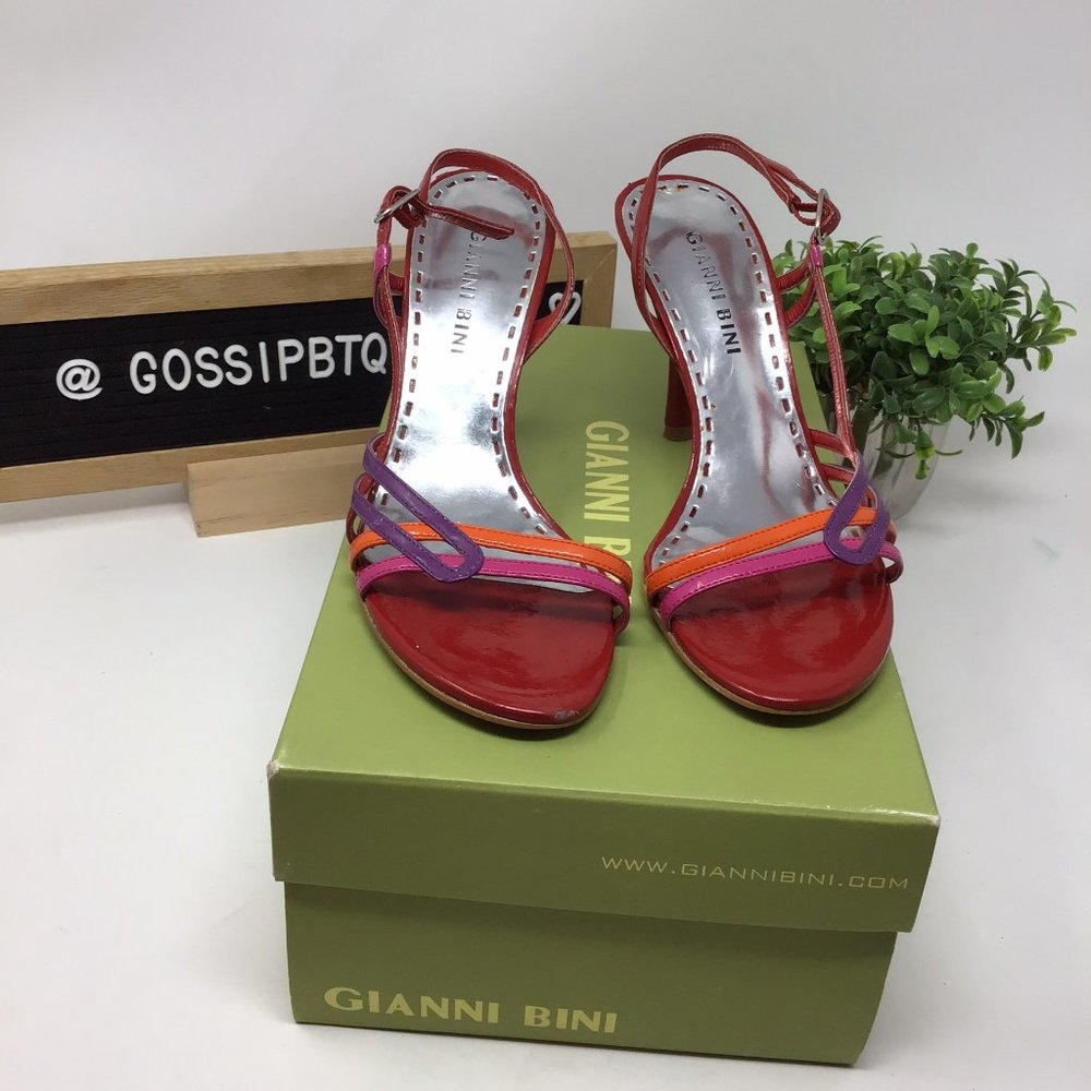 Gianni Bini Majestic Shoes Size 6 Multi Color Original Box